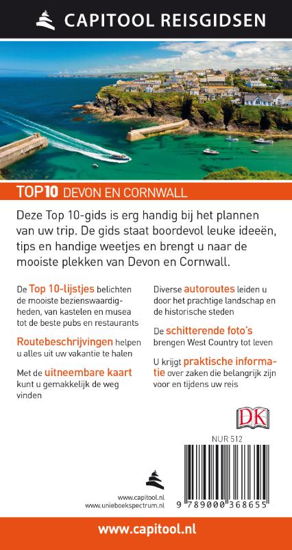 Achterkant van Devon en Cornwall