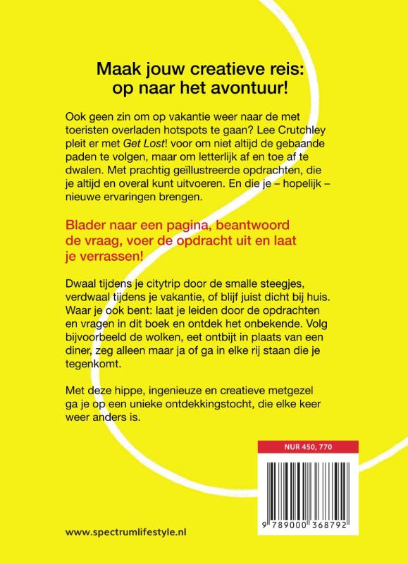 Achterkant van Get Lost!