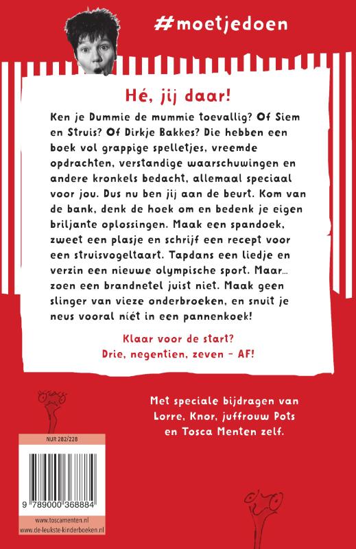 Achterkant van Streepjescode Rood