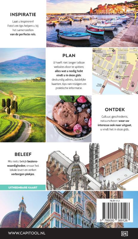Achterkant van Florence & Toscane