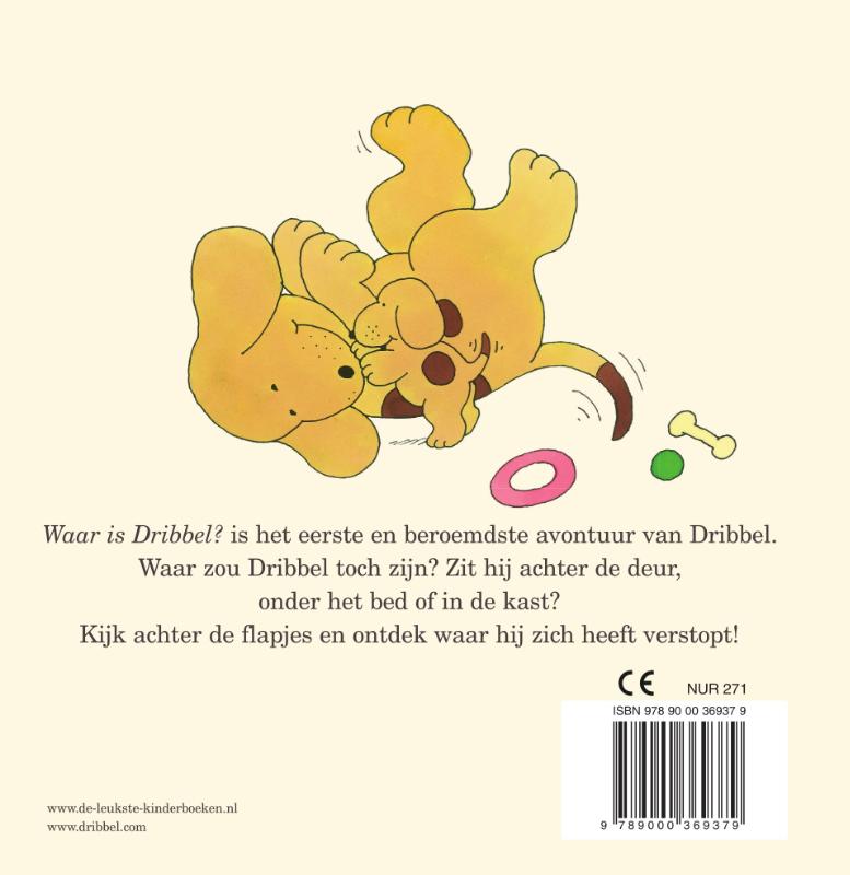 Achterkant van Waar is Dribbel?