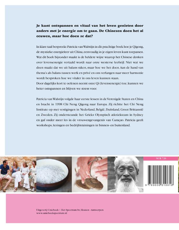 Achterkant van Qigong lifestyle