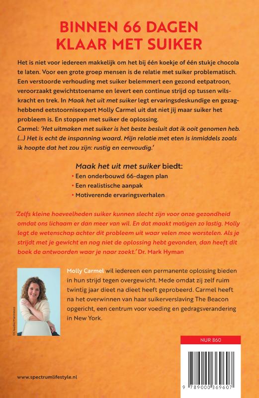 Achterkant van Maak het uit met suiker