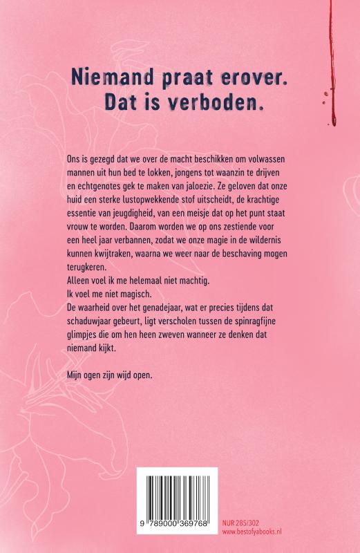 Achterkant van Het schaduwjaar