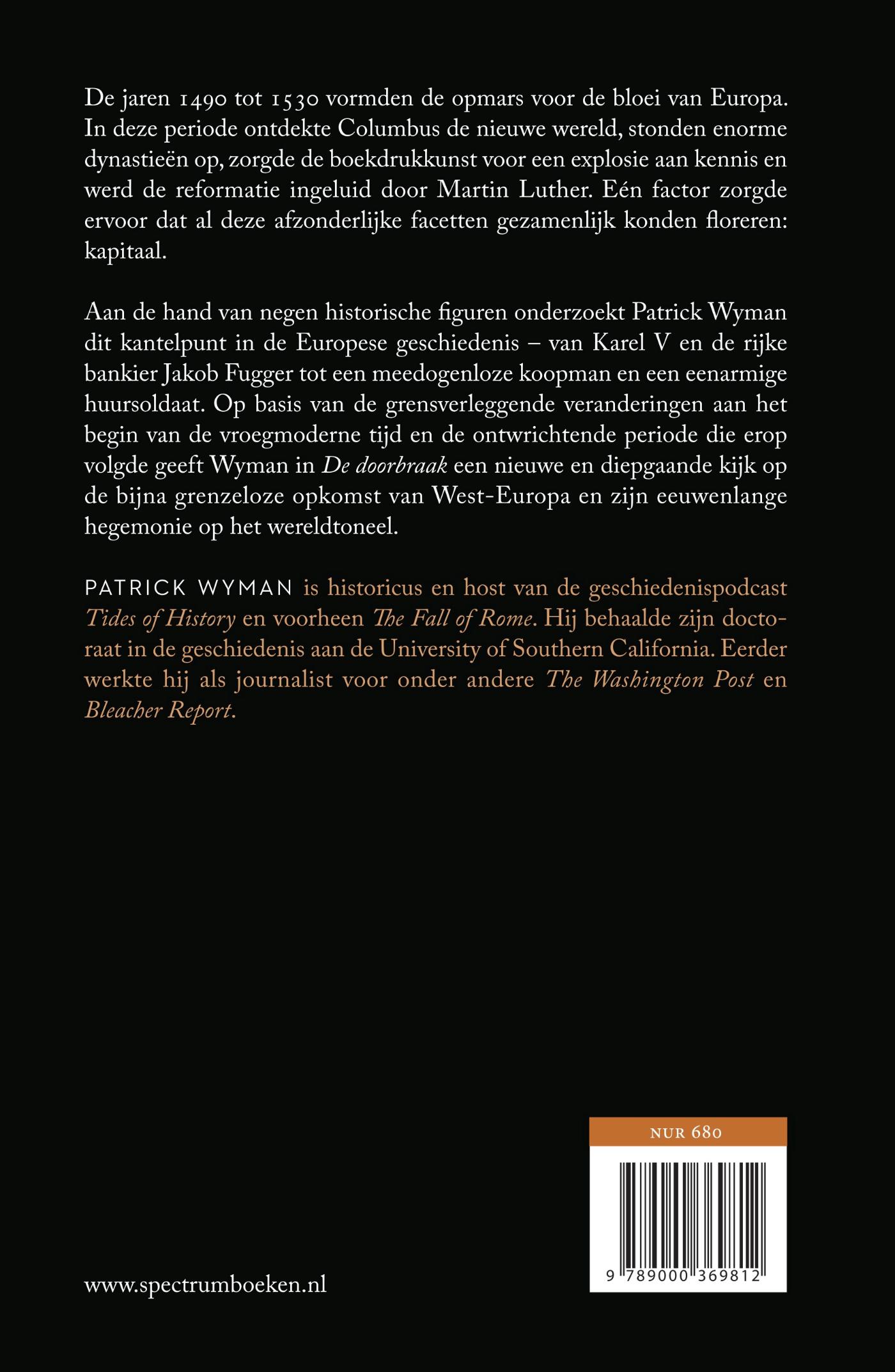 Achterkant van De doorbraak