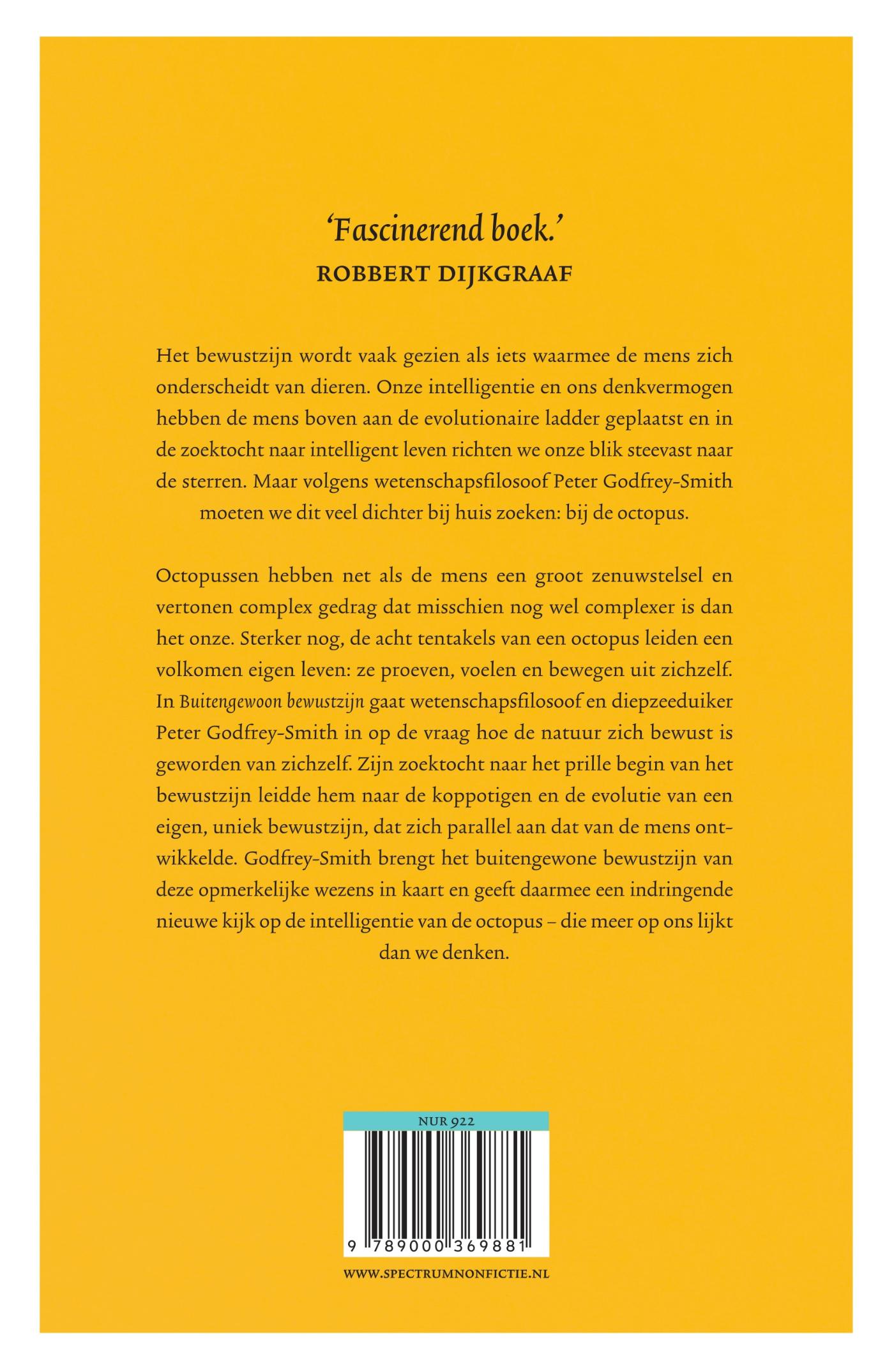 Achterkant van Buitengewoon bewustzijn