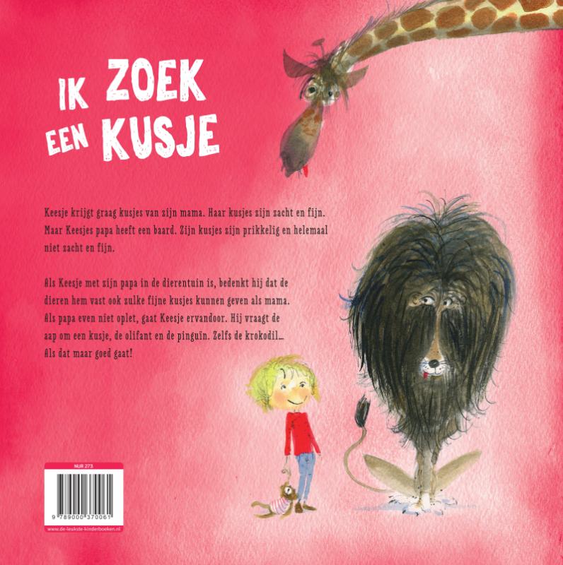 Achterkant van Ik zoek een kusje