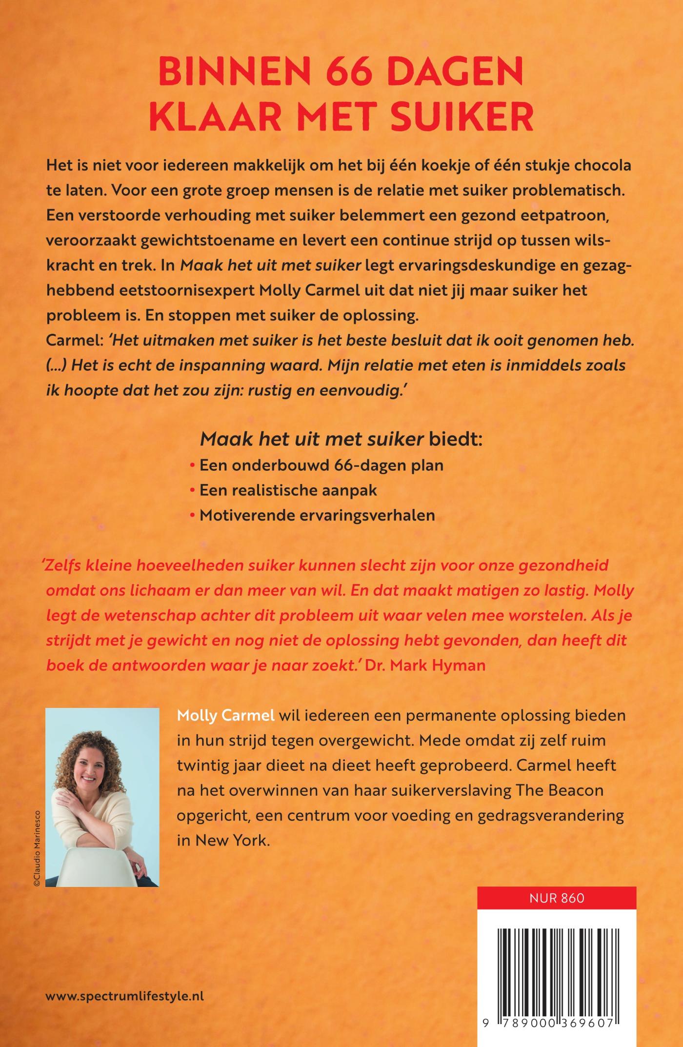 Achterkant van Maak het uit met suiker