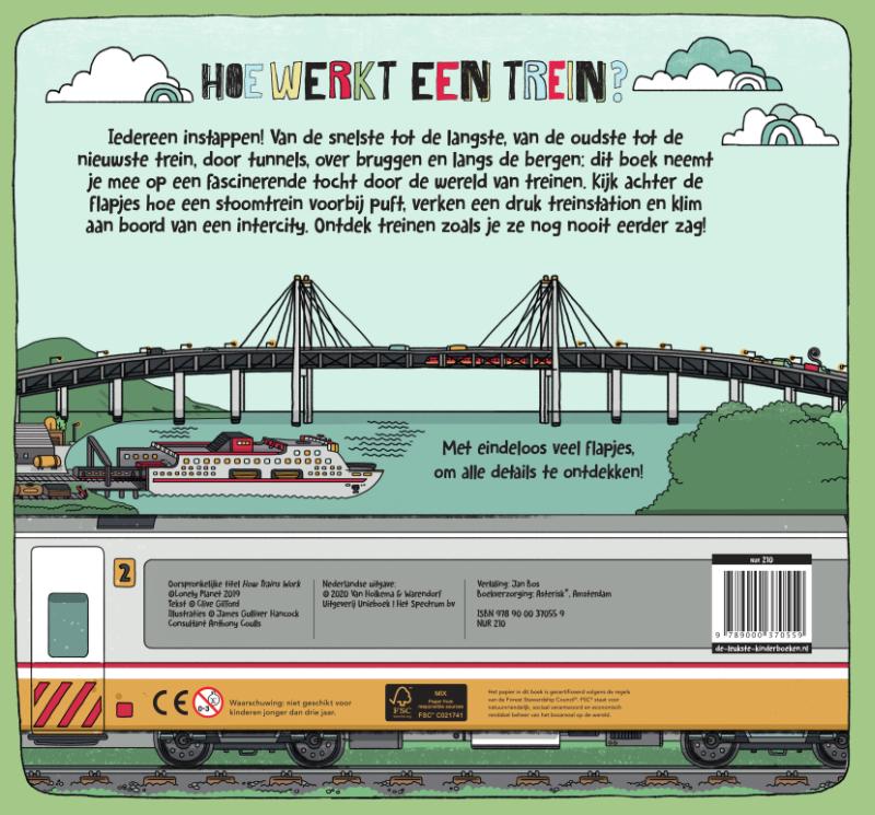 Achterkant van Hoe werkt een trein?