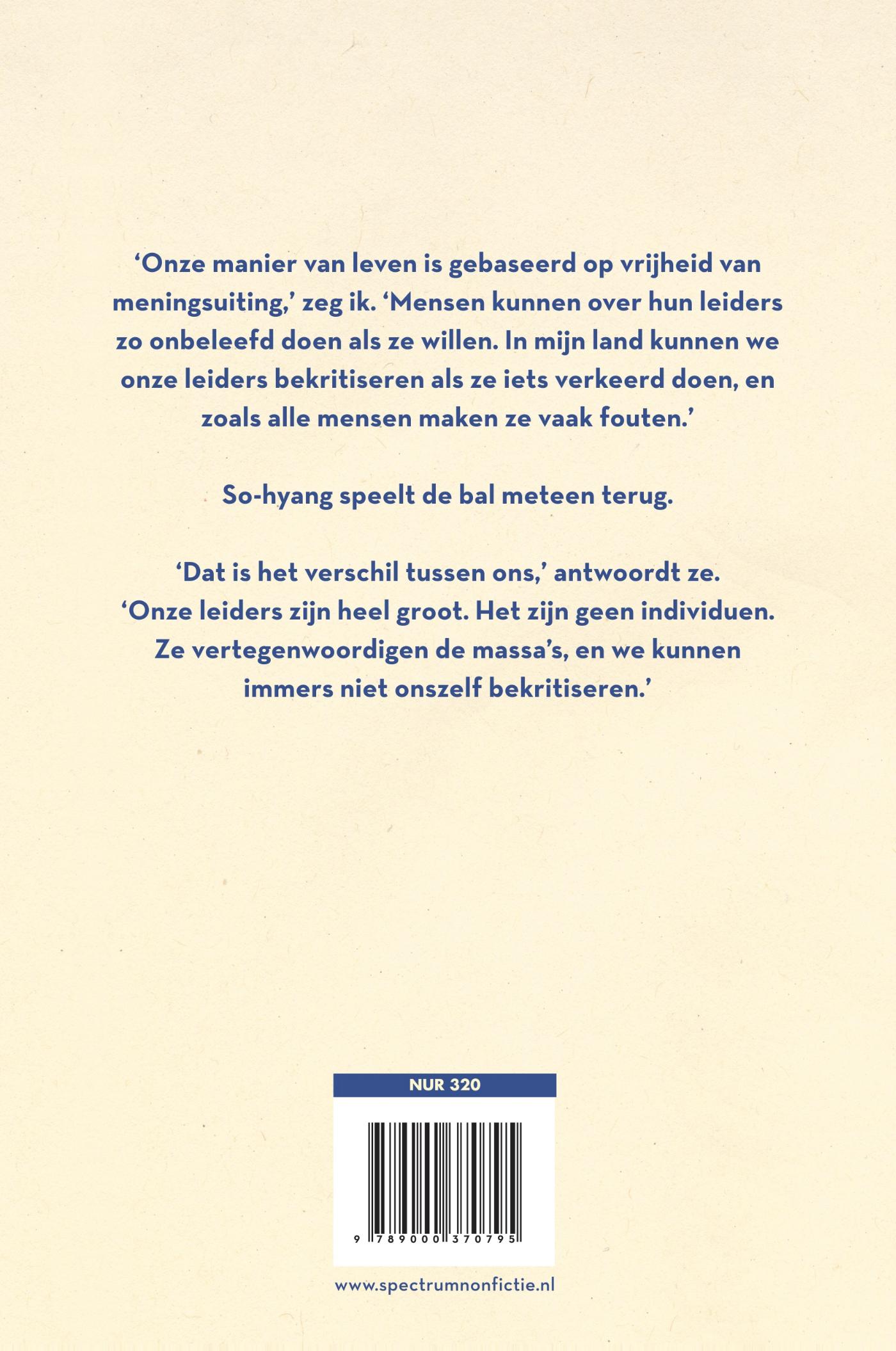 Achterkant van Noord-Korea dagboek