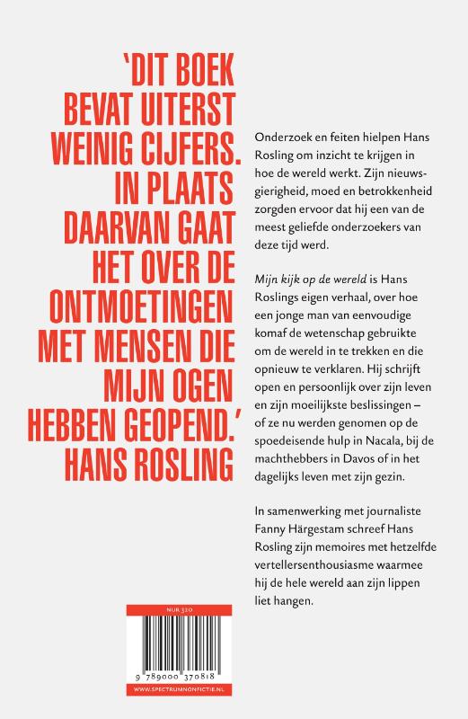 Achterkant van Mijn kijk op de wereld