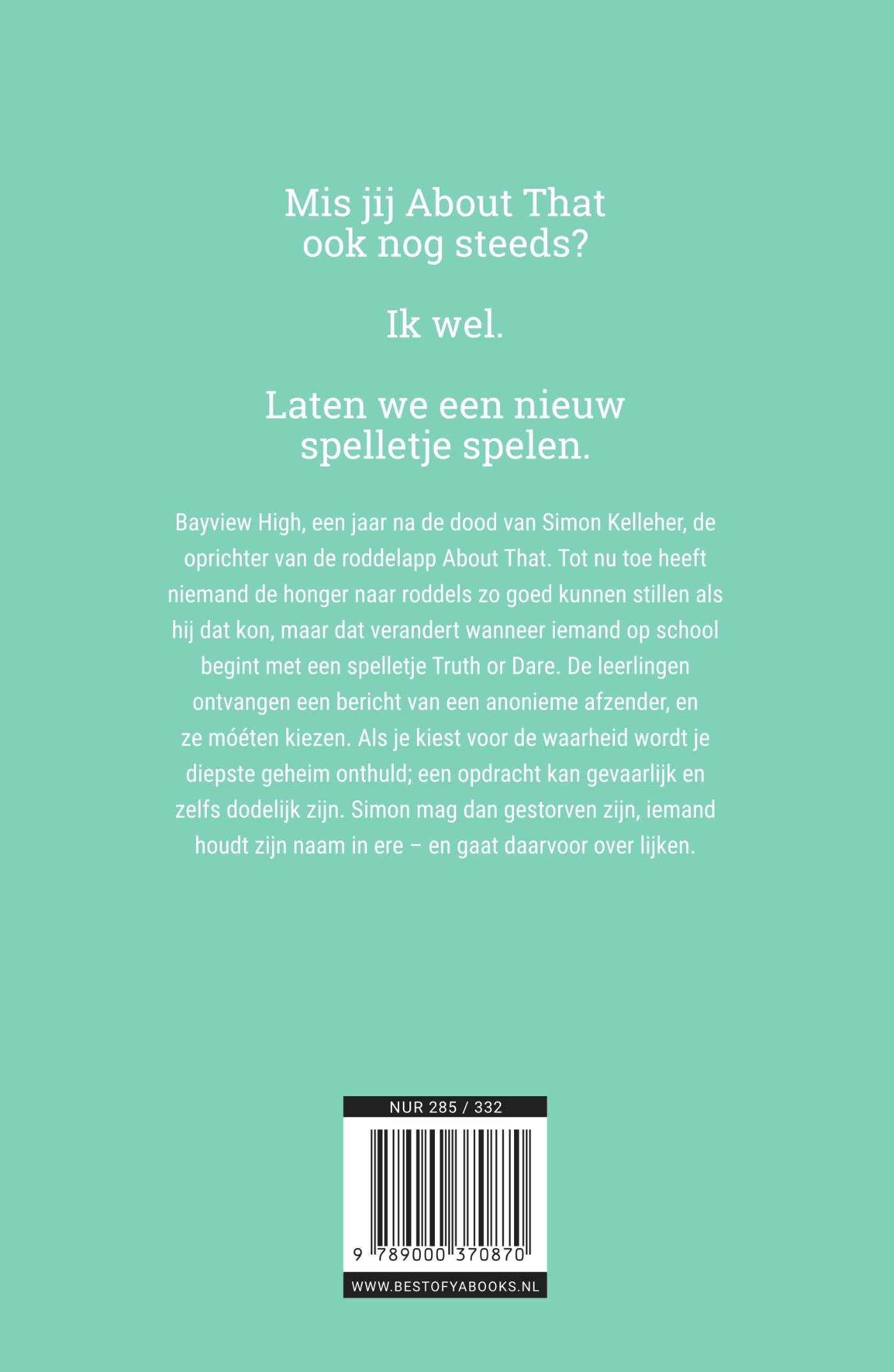 Achterkant van Eerlijk duurt het langst