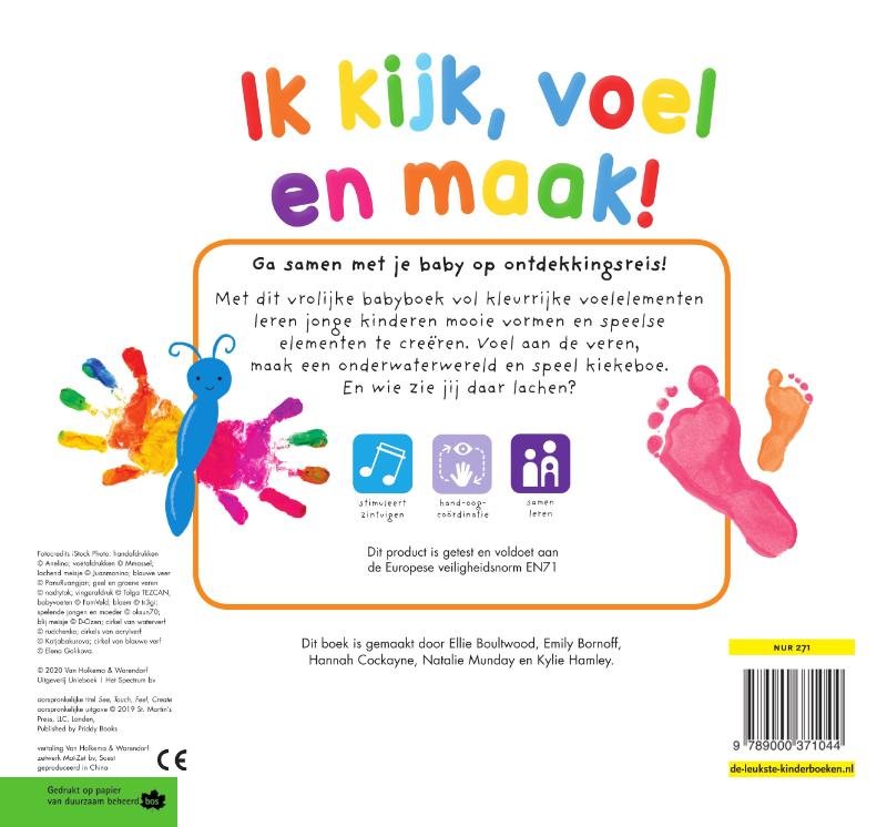 Achterkant van Ik kijk, voel en maak!