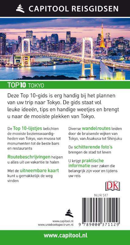 Achterkant van Tokyo