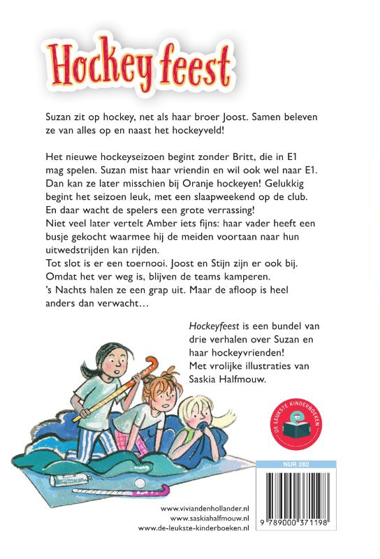 Achterkant van Hockeyfeest
