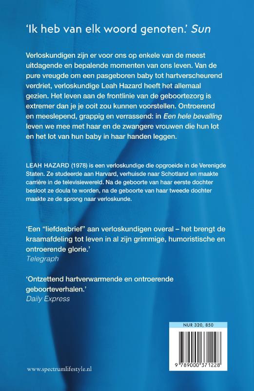 Achterkant van Een hele bevalling