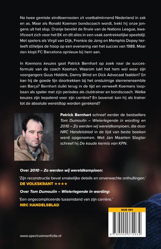 Achterkant van Koemans keuzes