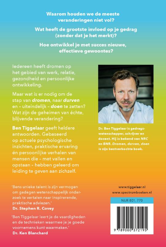 Achterkant van Dromen, Durven, Doen