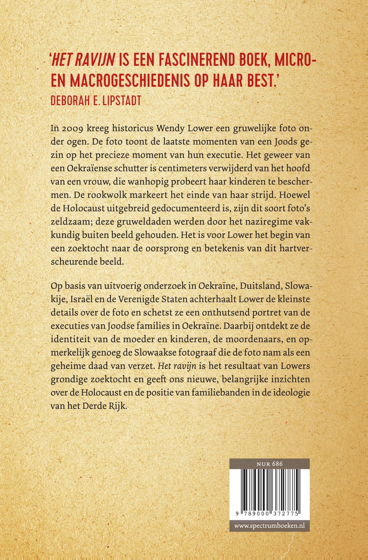 Achterkant van Het ravijn