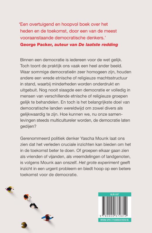 Achterkant van Het grote experiment