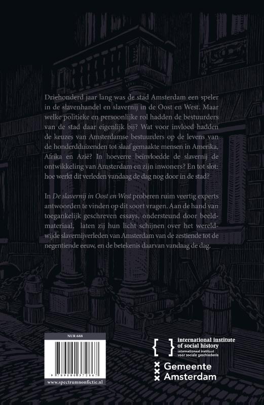 Achterkant van De slavernij in Oost en West