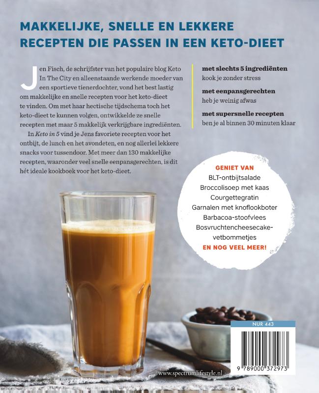 Achterkant van Keto in 5