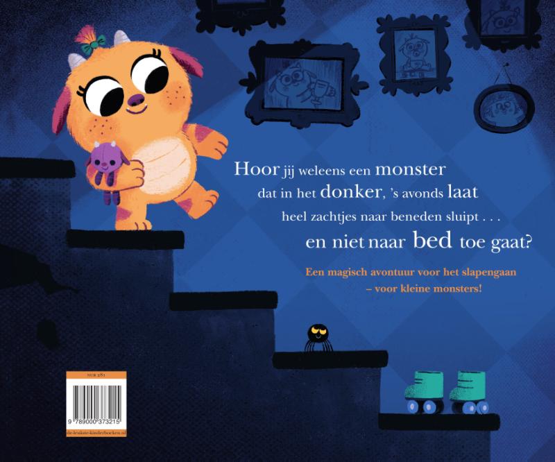 Achterkant van Klein monster