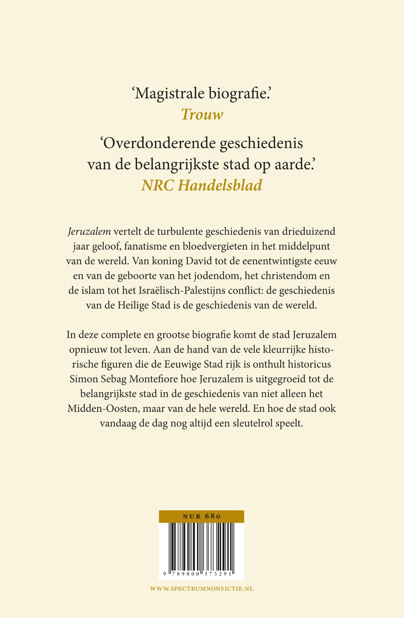 Achterkant van Jeruzalem