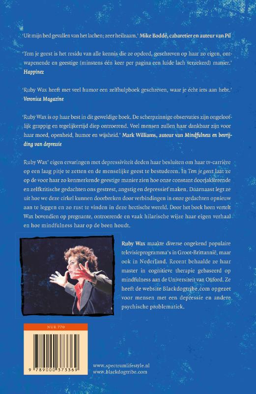 Achterkant van Tem je geest