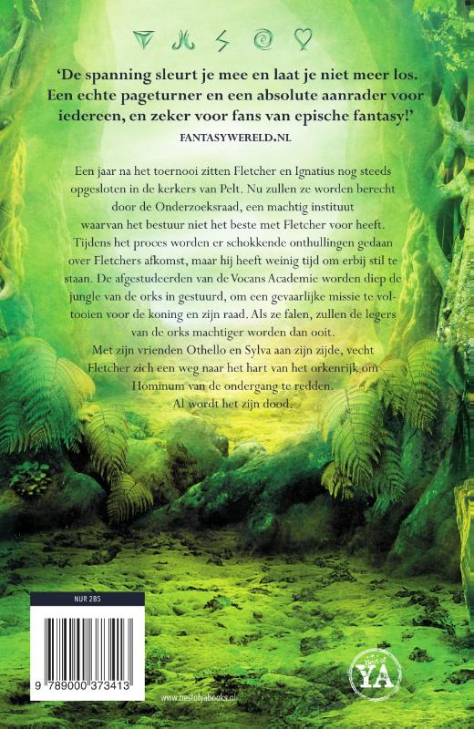 Achterkant van De edele