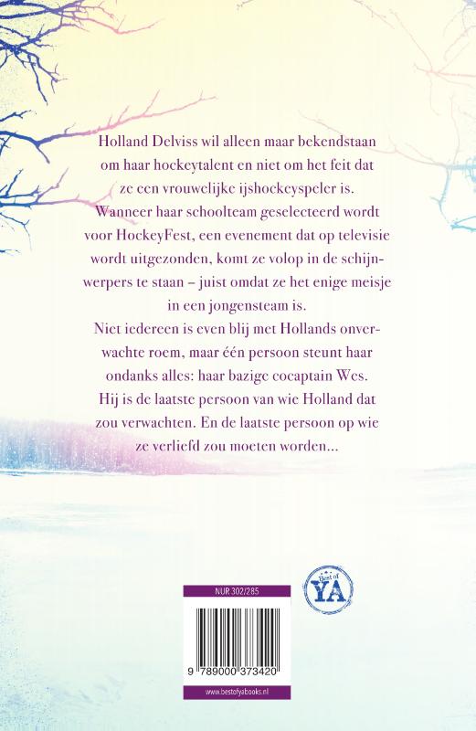 Achterkant van Op glad ijs