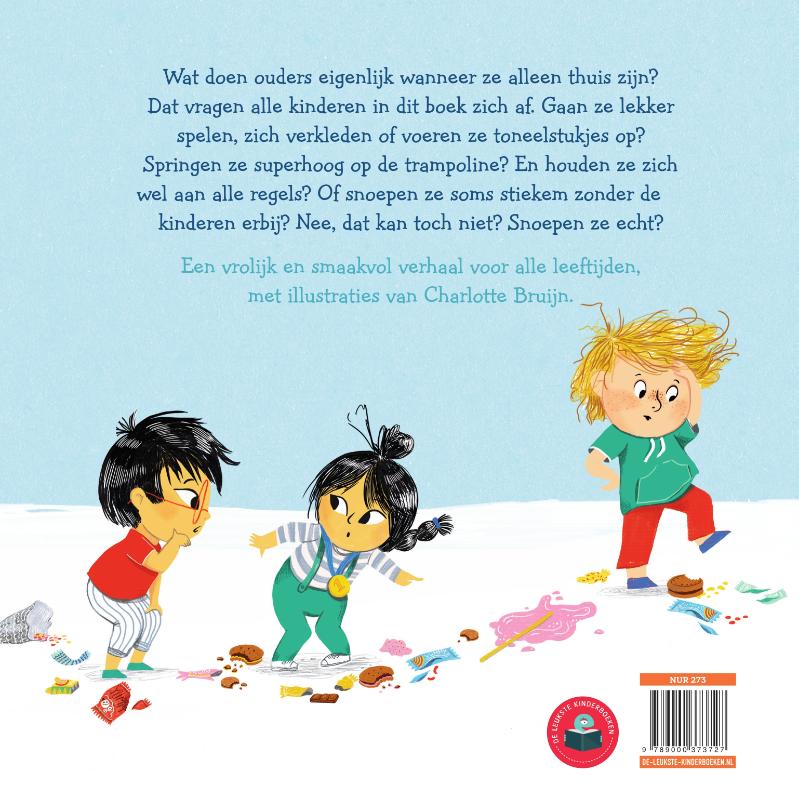 Achterkant van Snoep jij zonder mij?