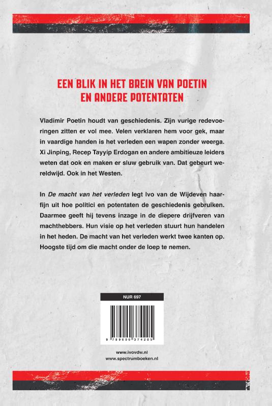 Achterkant van De macht van het verleden