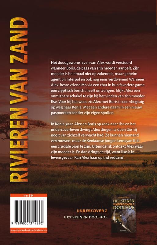 Achterkant van Rivieren van zand
