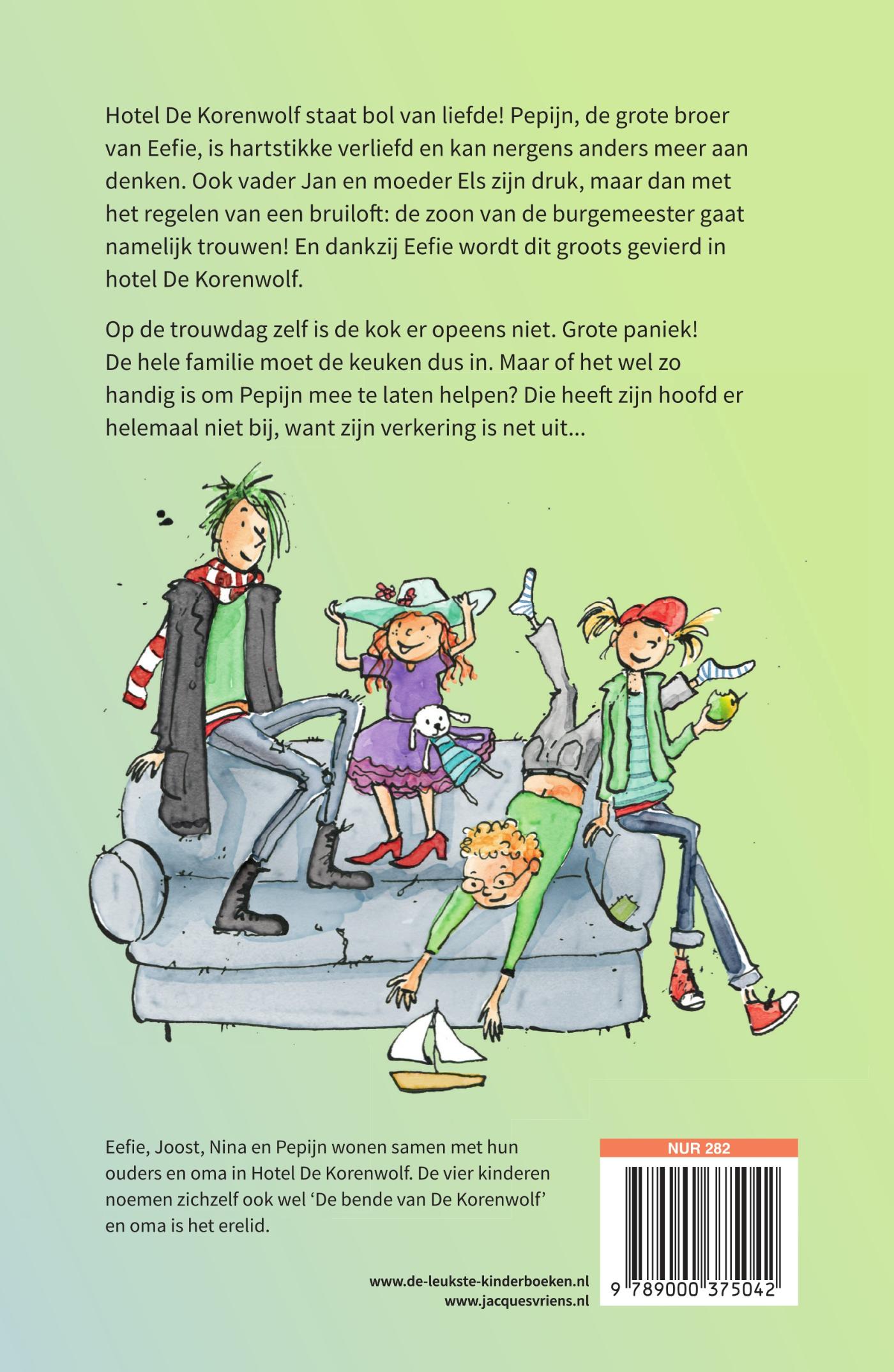 Achterkant van Het geheim van de verliefde hulpkok