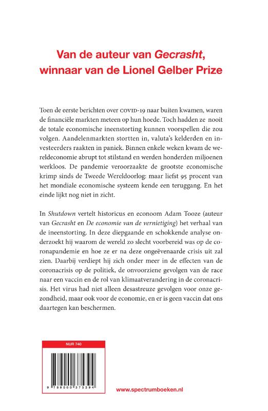 Achterkant van Shutdown