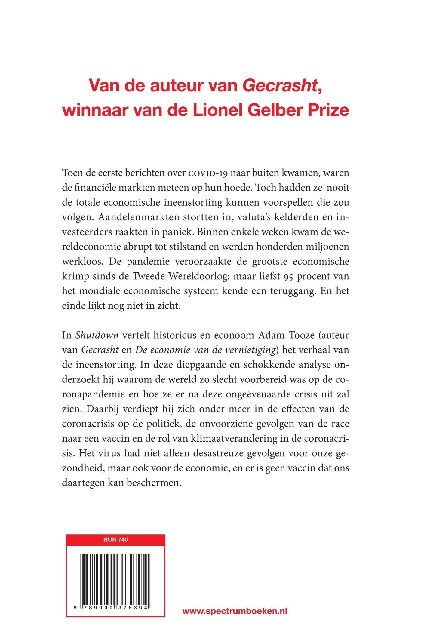Achterkant van Shutdown