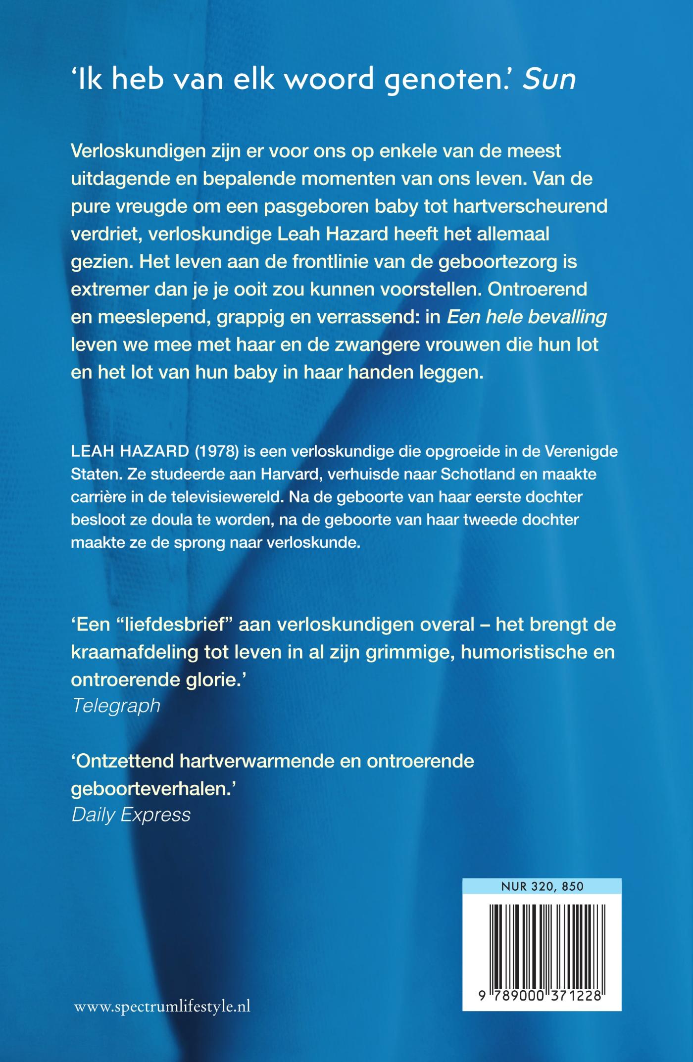 Achterkant van Een hele bevalling