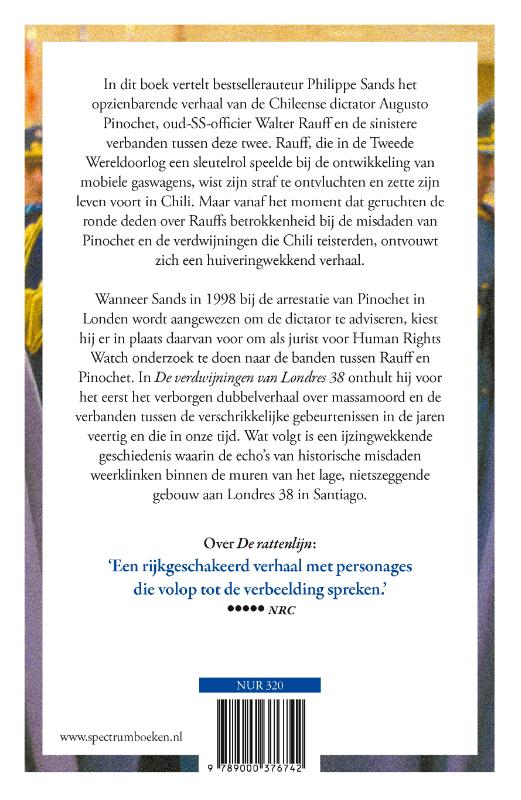 Achterkant van De verdwijningen van Londres 38