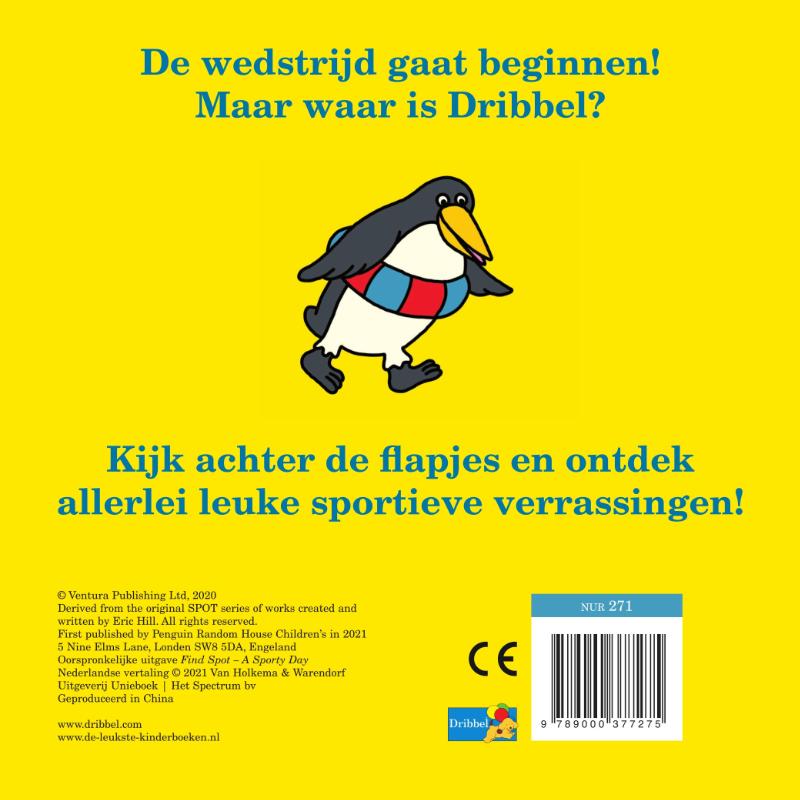 Achterkant van Dribbel naar het sportpark