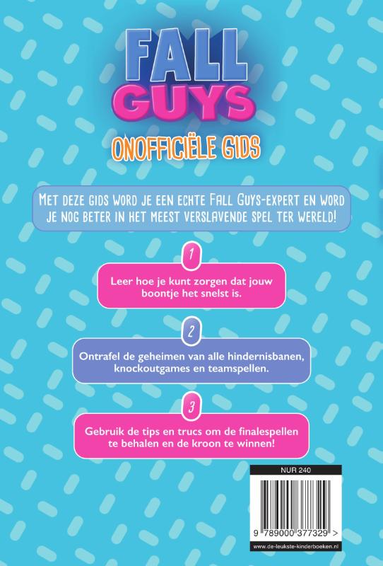 Achterkant van Fall Guys