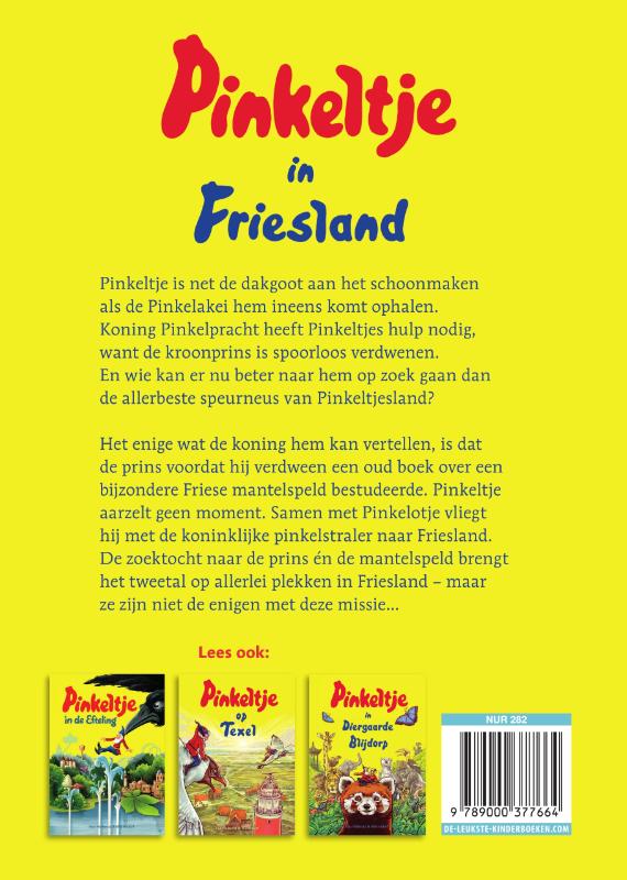 Achterkant van Pinkeltje in Friesland