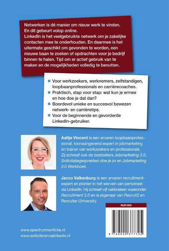 Achterkant van Solliciteren via LinkedIn