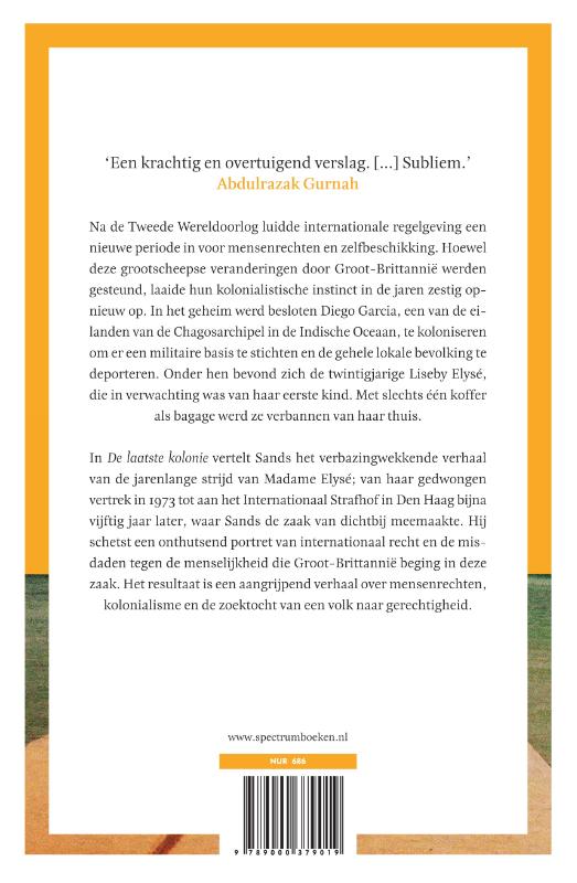 Achterkant van De laatste kolonie