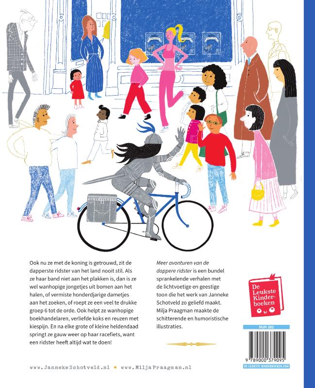 Achterkant van Meer avonturen van de dappere ridster