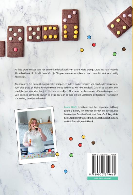 Achterkant van Het Laura's Bakery Kinderbakboek 2