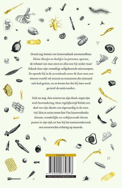 Achterkant van Veel, klein en curieus