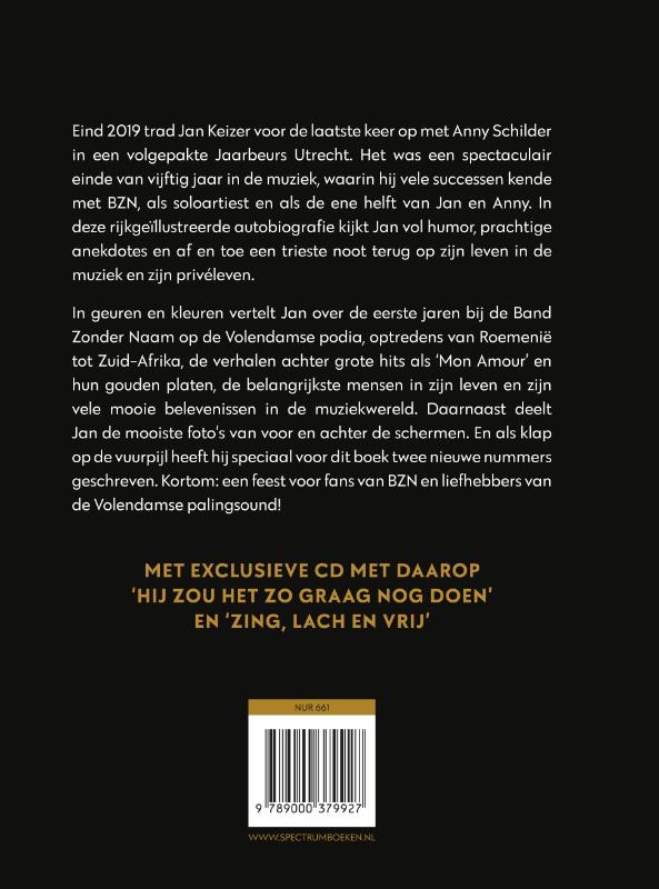 Achterkant van Boek Zonder Naam