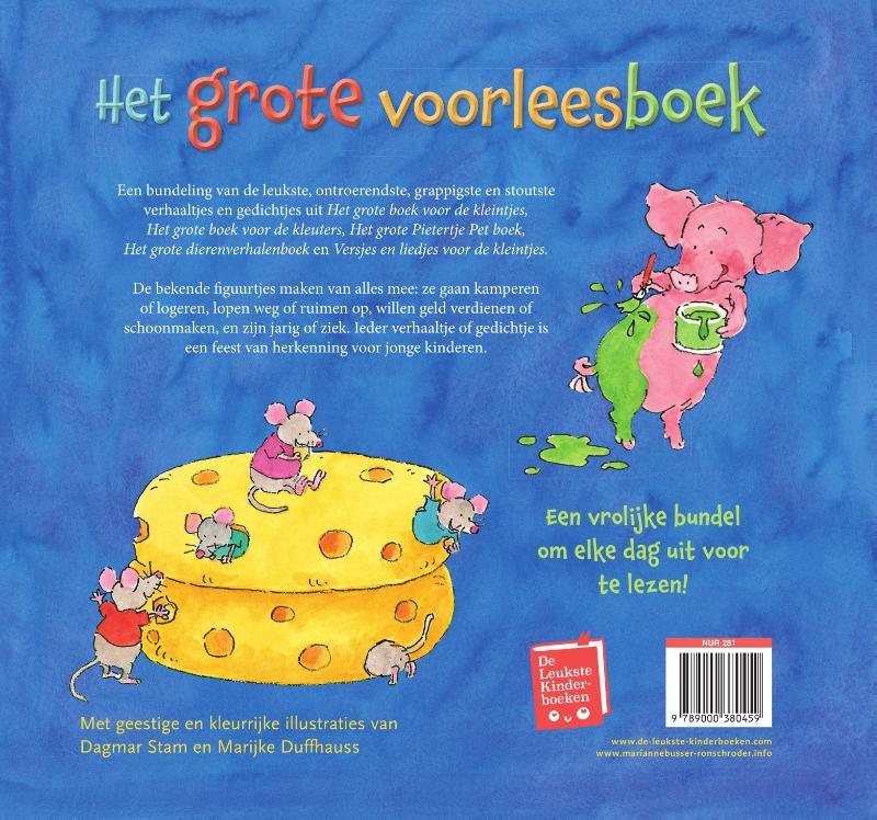 Achterkant van Het grote voorleesboek