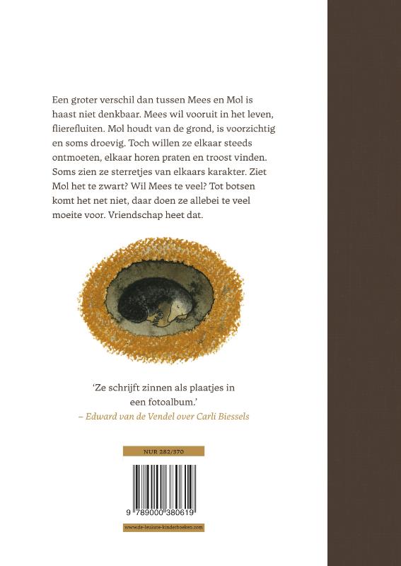 Achterkant van Tussen Mees en Mol